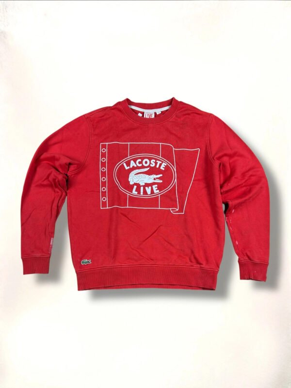 Lacoste Sudadera sin capucha Retro Talla M